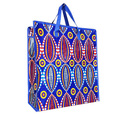 Cerradura de cremallera a medida Laminado Bolso de Tote Tejido Eco Amigo Diseño Brillante / Matt