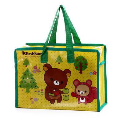 Personalizar publicidad bolso de plástico no tejido de plástico reciclado