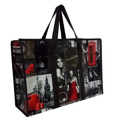 Bolsa de compras impresa a medida Bolsas de compras no tejidas
