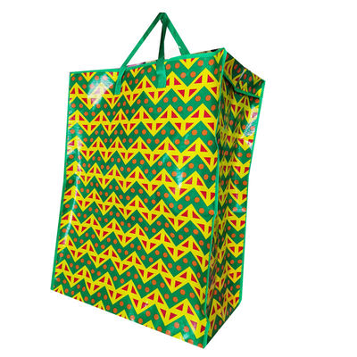 bolsas de compras reciclables/ bolsas de tejido de pp de gran tamaño