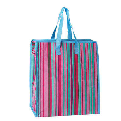 bolsas de compras reciclables/ bolsas de tejido de pp de gran tamaño