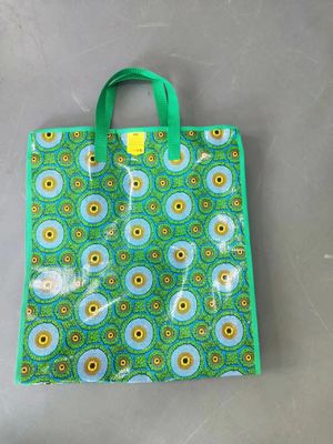 bolsas de compras de diseño colorido de papel laminado reciclable