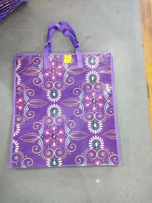 bolsas de compras de diseño colorido de papel laminado reciclable
