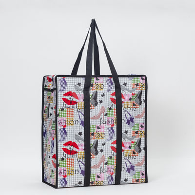 Bolsas de compras de tejido no tejido con mango largo