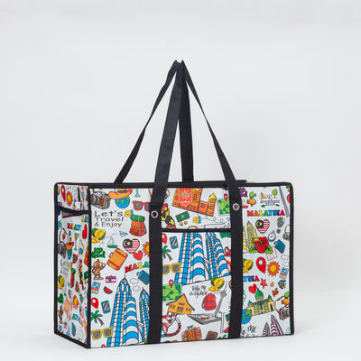 nuevo diseño de bolsas de compras de tejido de pp fábrica de venta / Yiwu precio barato