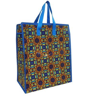 bolsas de polipropileno tejidas de promoción personalizadas con mango