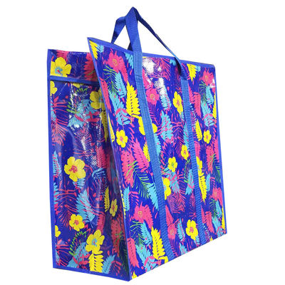 Imagen personalizada Bolsas de comestibles no tejidas Bolsas laminadas de compras PP Eco amigable Bolsa no tejida