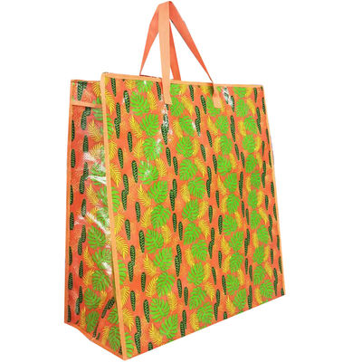 Imagen personalizada Bolsas de comestibles no tejidas Bolsas laminadas de compras PP Eco amigable Bolsa no tejida