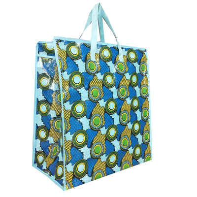 Bolso de compras laminado de nuevo diseño con doble tirador de cremallera