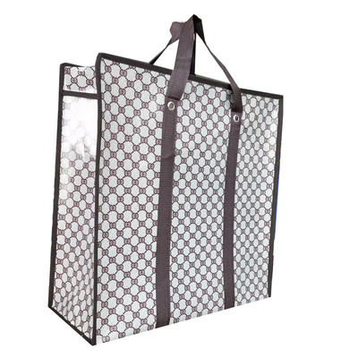 Reutilizables Eco-friendly Blank Canvas Cotton Tote Bolsas de compras de comestibles con logotipo impreso a medida