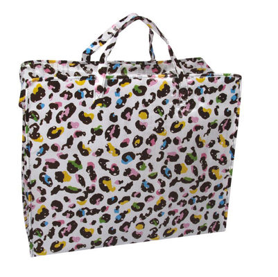 Bolsa de compras plegable de camuflaje grande Bolsas de comestibles personalizadas de tejido PP