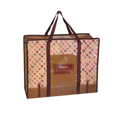 Vestidos con estilo brillante Embalaje Pp Bolsas de compras no tejidas