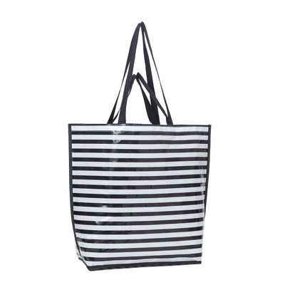 Cerradura con cremallera Bolsas reutilizables de mango de nylon tejido ecológico