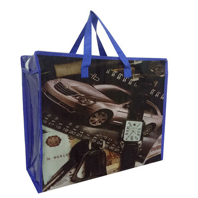 Bolsa de compras de 100g-180g sin tejido con logotipo personalizado y material biodegradable