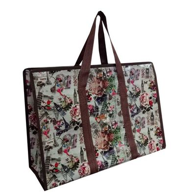 Logotipo o diseño personalizado Bolsas de compras recicladas para compras ecológicas