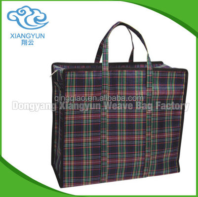 Bolso de bolsillo con doble cremallera de lienzo 180 Gsm Bolso de compras unisex con muestra rápida