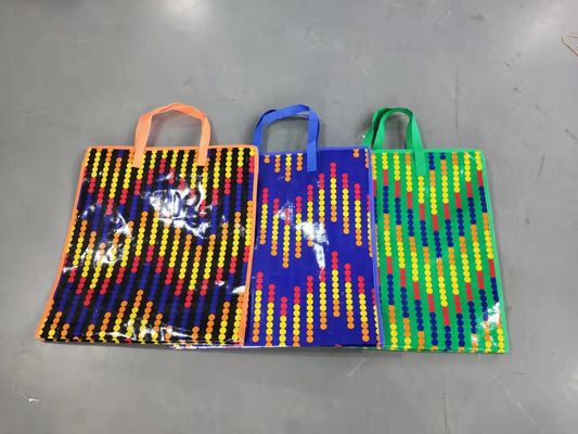 Bolsas de compras de tejido laminadas en PP personalizadas con impresión de gravura