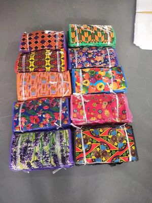 Bolsas de compras de PP personalizadas ecológicas con doble mango cierre de cremallera / botón en colores vibrantes
