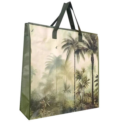 Bolsas tejidas laminadas ecológicas personalizables con laminado brillante o mate