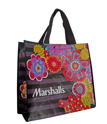 Bolsas tejidas laminadas ecológicas personalizables con laminado brillante o mate