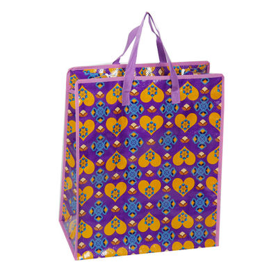 Bolsas de tejido laminadas con mango tejido personalizadas y reciclables para ser respetuosas con el medio ambiente