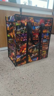 Bolsas de tejido laminadas duraderas para verduras reutilizables y duraderas reciclables