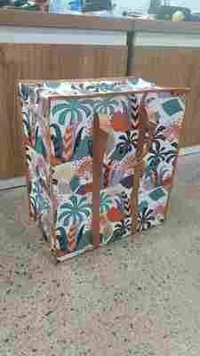 Bolsa de compras de tejido PP personalizado con sellado cosido, capacidad para 10 kg