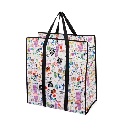 Bolsas de comestibles reutilizables de tejido con impresión personalizable y personalización
